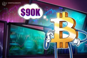 Bitcoin tags $90K as crypto market spike liquidates $120M shorts